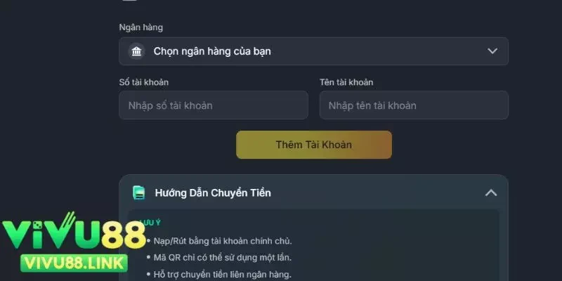 Sử dụng tài khoản chính chủ